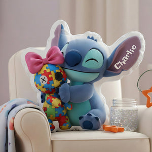 Cute Island Creature Pillow - Personalized Gifts For Autism Awareness 04NALU051225-Homacus