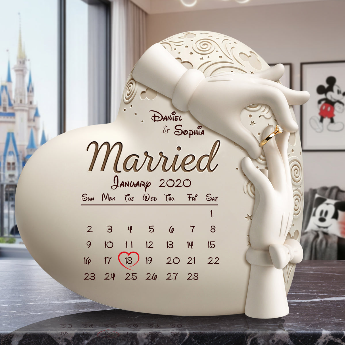 Married Couple Acrylic Plaque - Personalized Anniversary Gifts For Couples 07OHLU190725-Homacus