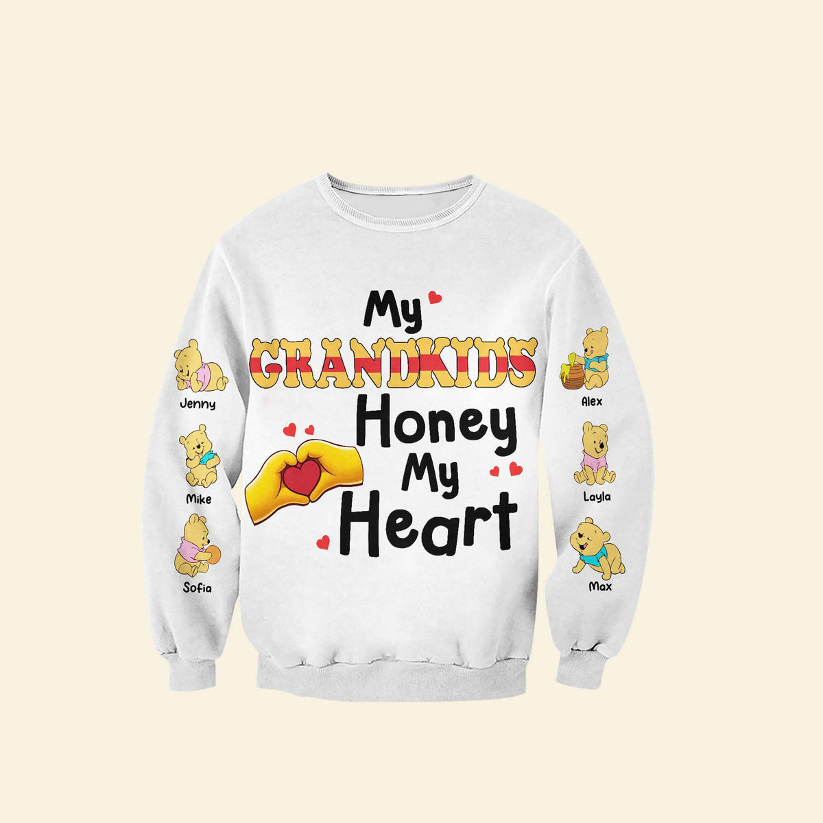 Personalized Gifts For Grandma Shirt Little Bear Kids 01OHMH120325-Homacus