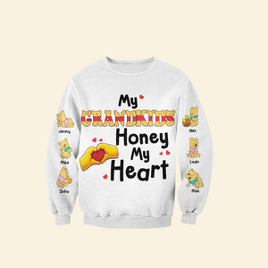 Personalized Gifts For Grandma Shirt Little Bear Kids 01OHMH120325-Homacus