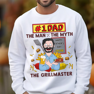 Personalized Gifts For Dad Shirt 01hupu170225hg The Grillmaster-Homacus