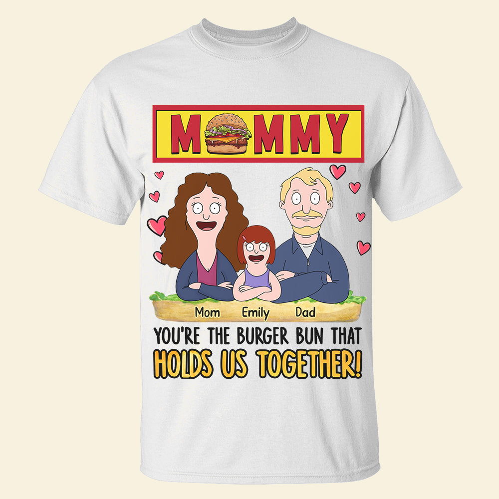 Personalized Gifts For Mom Shirt Mommy Burger 01DTDT110325HG-Homacus