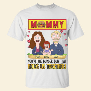 Personalized Gifts For Mom Shirt Mommy Burger 01DTDT110325HG-Homacus