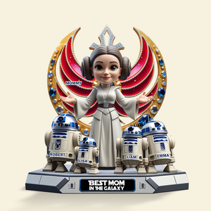 Personalized Gifts For Mom Acrylic Plaque, Best Mom In The Galaxy 03XQPU160425-Homacus