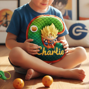 Strong Warrior Pillow – Personalized Initial Letter Gift 02huqn101225-Homacus