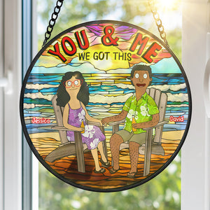 Personalized Gifts For Couple Stained Glass 01huqn280225pa-Homacus
