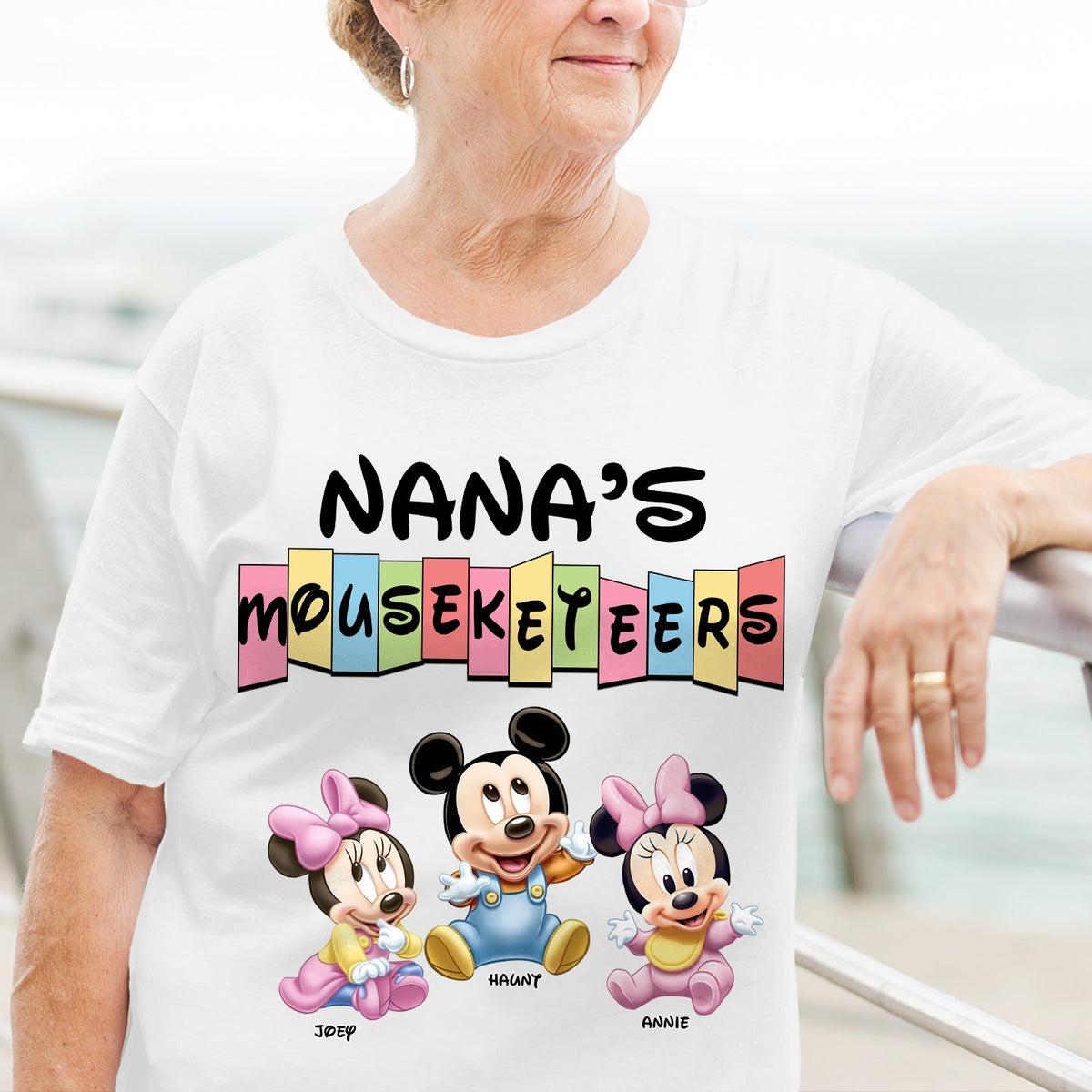 Personalized Gift For Grandma Shirt. Adorable Mouse Characters 04OHLU130325-Homacus