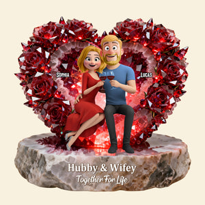 Together For Life Acrylic Plaque - Personalized Gifts For Couples 01natn231225-Homacus