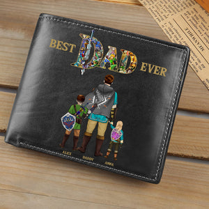 Personalized Gifts For Dad PU Leather Wallet 02QHDT040524HG-Homacus