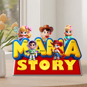 Mama Story Acrylic Plaque Gifts For Mom 05KAQN160425-Homacus