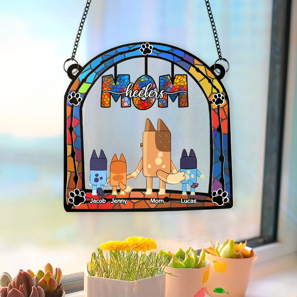 Personalized Gifts For Mom Window Hanging Suncatcher Ornament 03ohpu140225-Homacus