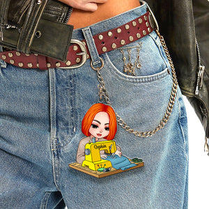 Personalized Gifts For Sewing Lover Keychain 01qnqn200225-Homacus