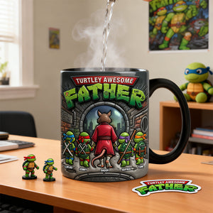 Just Turtley Awesome Magic Ceramic Coffee Mug - Personalized Gifts For Father's Day 03NATN090426-Homacus