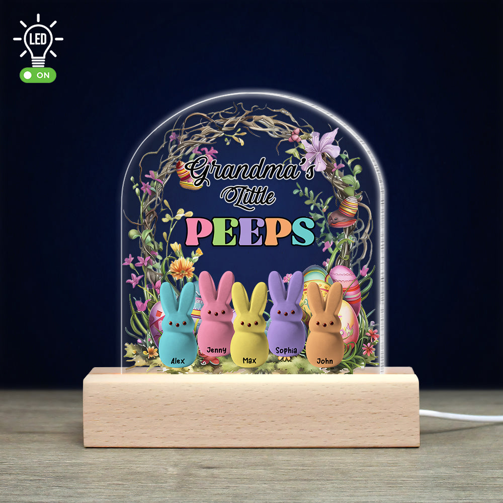 Personalized Gifts For Grandma Easter Day LED Light Bunny Peeps 01OHMH050325-Homacus