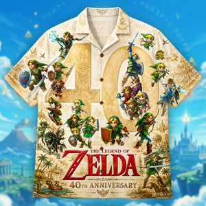 Legendary Adventure 40th Anniversary Hawaiian Shirt - Personalized Gifts 02nalu020626-Homacus