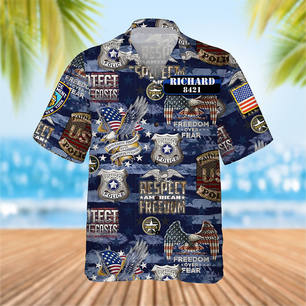 Police Pride Hawaiian Shirt – Personalized Gifts For Police 03huqn190625-Homacus