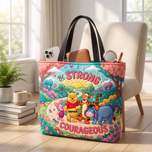Be Strong And Courageous Tote Bag - Personalized Gifts 05paqn230726