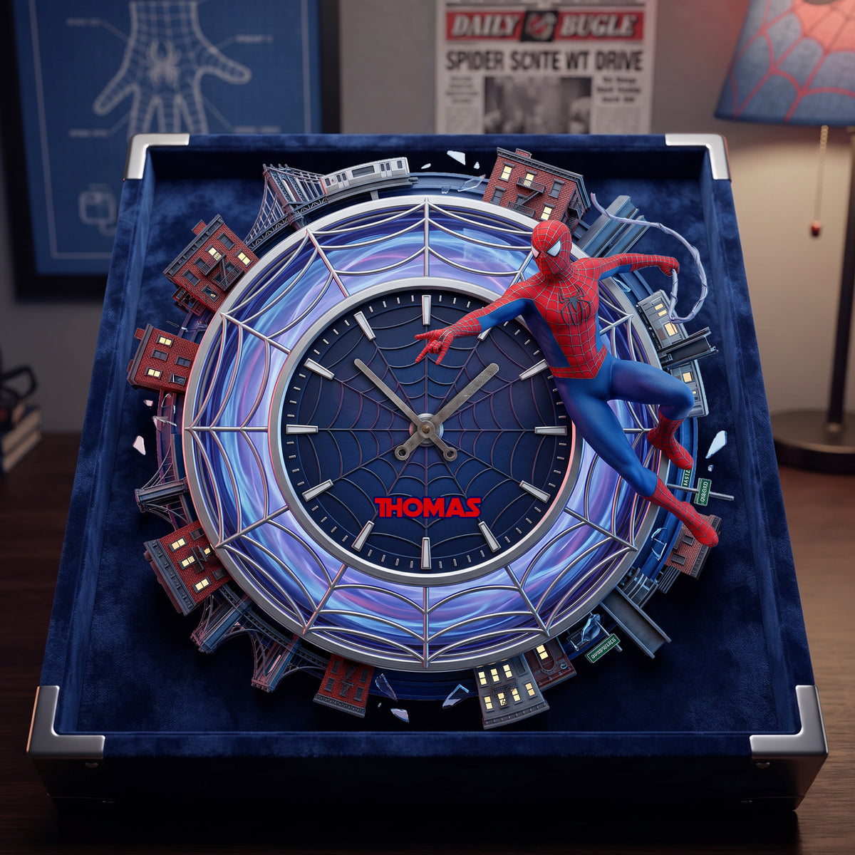 Masked Fighter Acrylic Wall Clock - Personalized Gifts 05nalu180726-Homacus