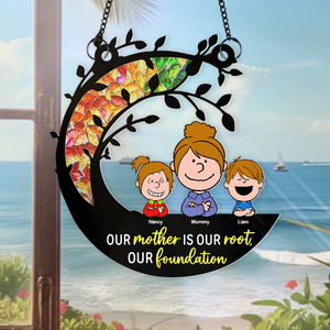 Personalized Gifts For Mom Window Hanging Suncatcher Ornament 01kapu150225-Homacus