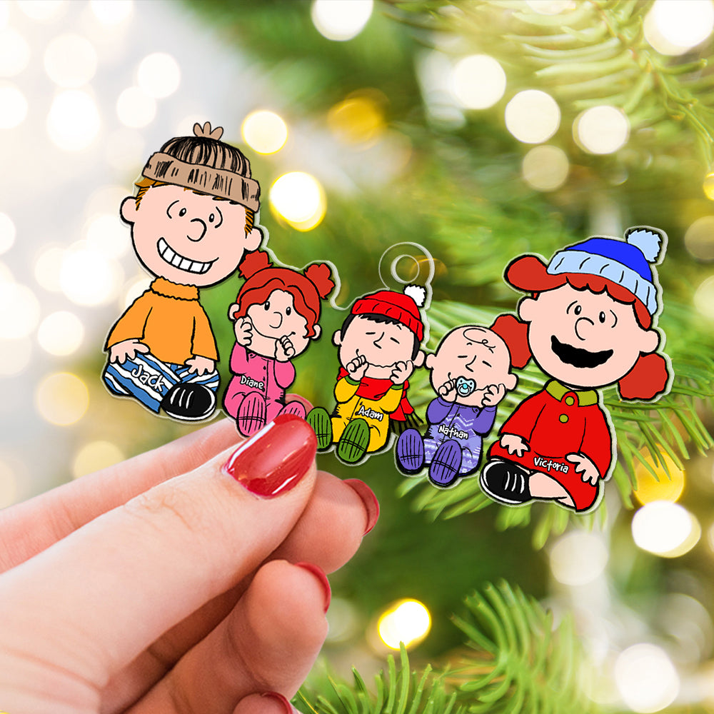 Family Christmas Ornament - Personalized Gifts For Family 05acqn191124hh-NEW-Homacus