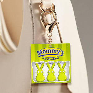 Personalized Gifts For Mom Keychain Mommy's Marshmallows Easter Gifts 03KAQN120225-Homacus