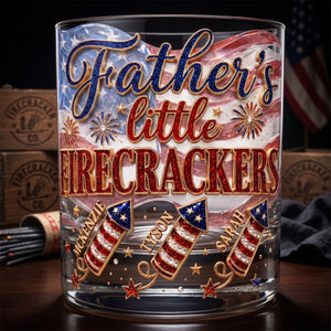 Firecrackers Drinking Glass - Personalized Gifts For Dads 02padt270526-Homacus