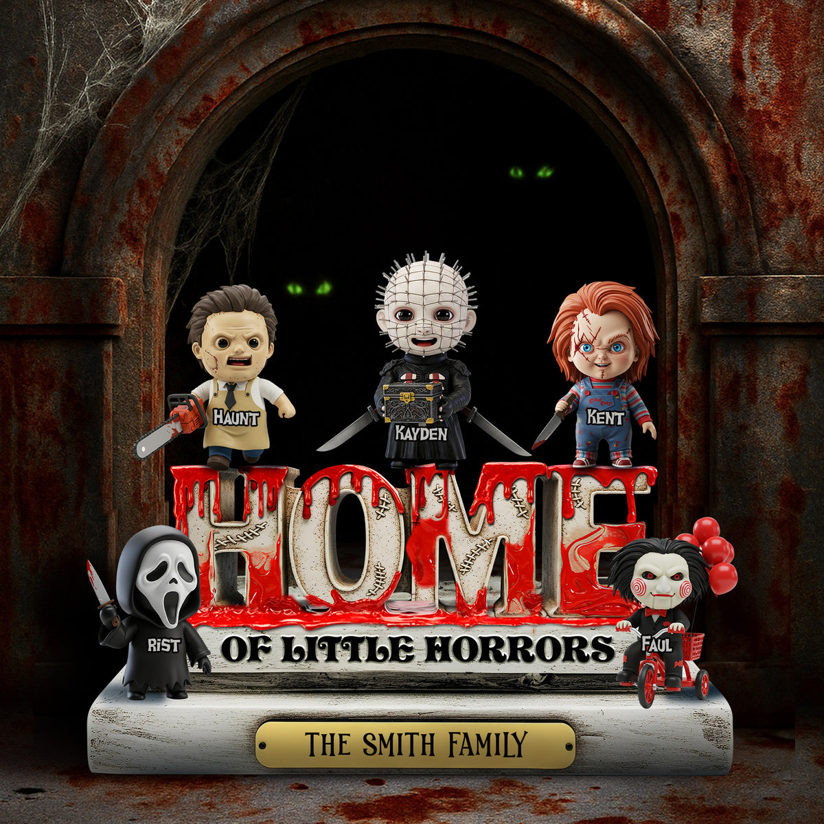 Horror Home Acrylic Plaque - Personalized Gifts For Family 05QHLU250825-Homacus