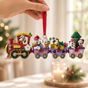 Christmas Lovely Train Adventure Ornament - Personalized Christmas Gifts 07ohtn271026-Homacus