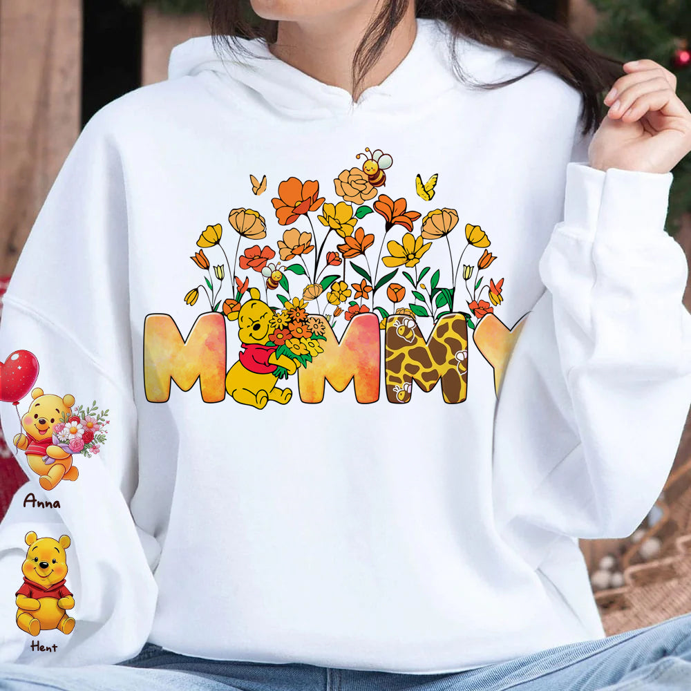 Personalized Gift For Mom Shirt, Cute Yellow Bear Cub 03QHLU070325-Homacus