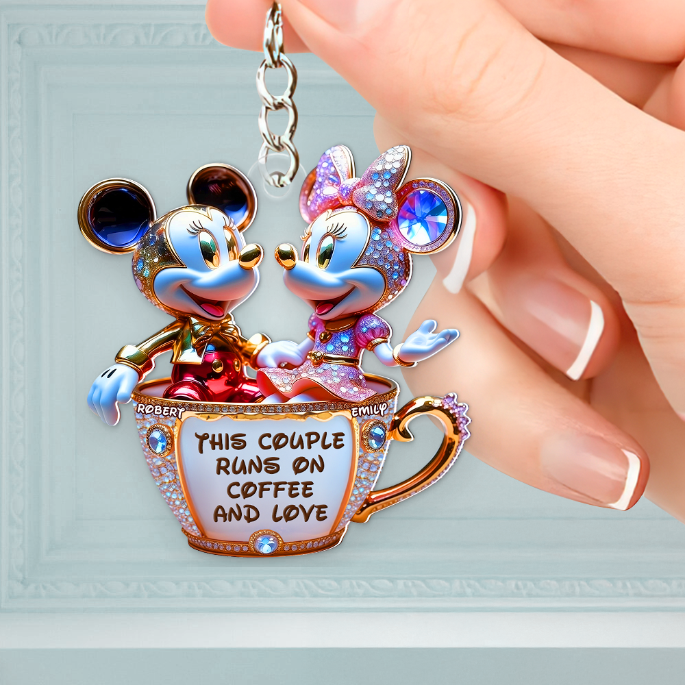 Mouse Couple Keychain - Personalized Gifts For Couple 02tgpu030525-Homacus