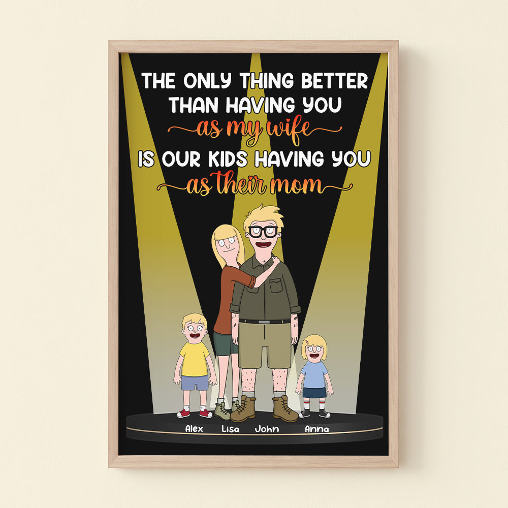 Personalized Gifts For Wife Canvas Print Mother's Day 05KAMH140325HG-Homacus