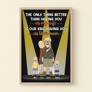 Personalized Gifts For Wife Canvas Print Mother's Day 05KAMH140325HG-Homacus