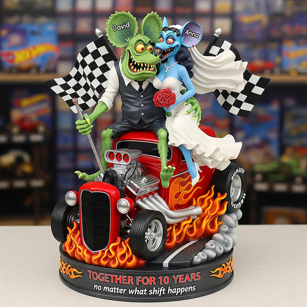 Anniversary On Hot Car Plaque - Personalized Gifts For Couple 05qhqn280625-Homacus