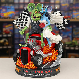 Anniversary On Hot Car Plaque - Personalized Gifts For Couple 05qhqn280625-Homacus