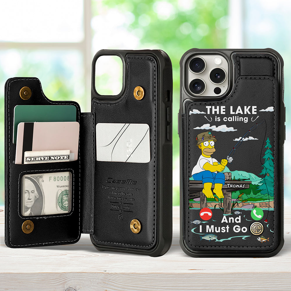 Personalized Gifts For Fishing Lovers Leather Flip Wallet Phone Case 02tgqn270225-Homacus
