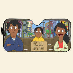 Personalized Gifts For Family Windshield Sunshade 03OHMH090125HG-Homacus