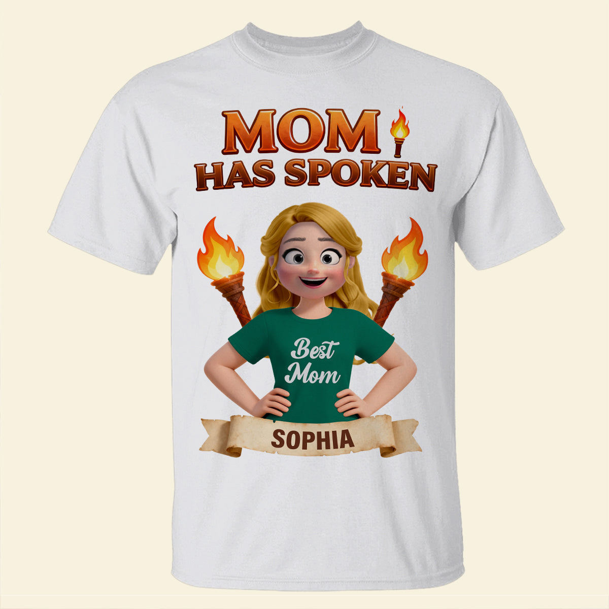 Mom Has Spoken Shirt - Personalized Gifts For Mom 04hutn230226-Homacus