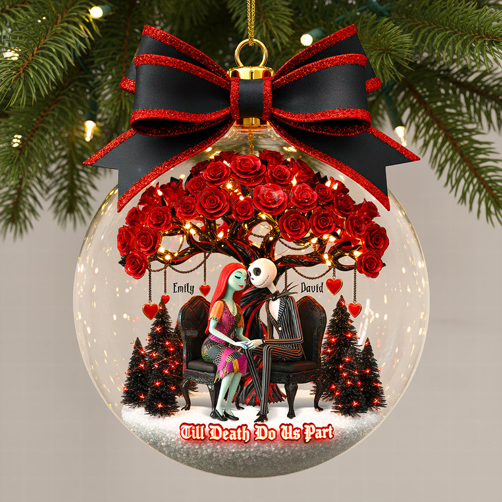 Couple Forever Christmas Ornament, Personalized Gifts For Couple 04PAQN220925-Homacus