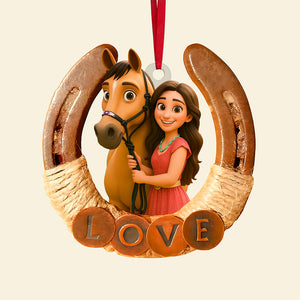 Horse Lover Ornament - Custom Photo Gifts For Horse Lovers 01pgta290825-Homacus