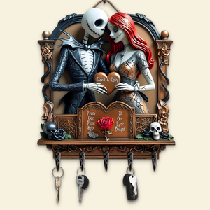 Couple Wood Key Hanger - Personalized Gifts For Couple 03tgpu290525-Homacus