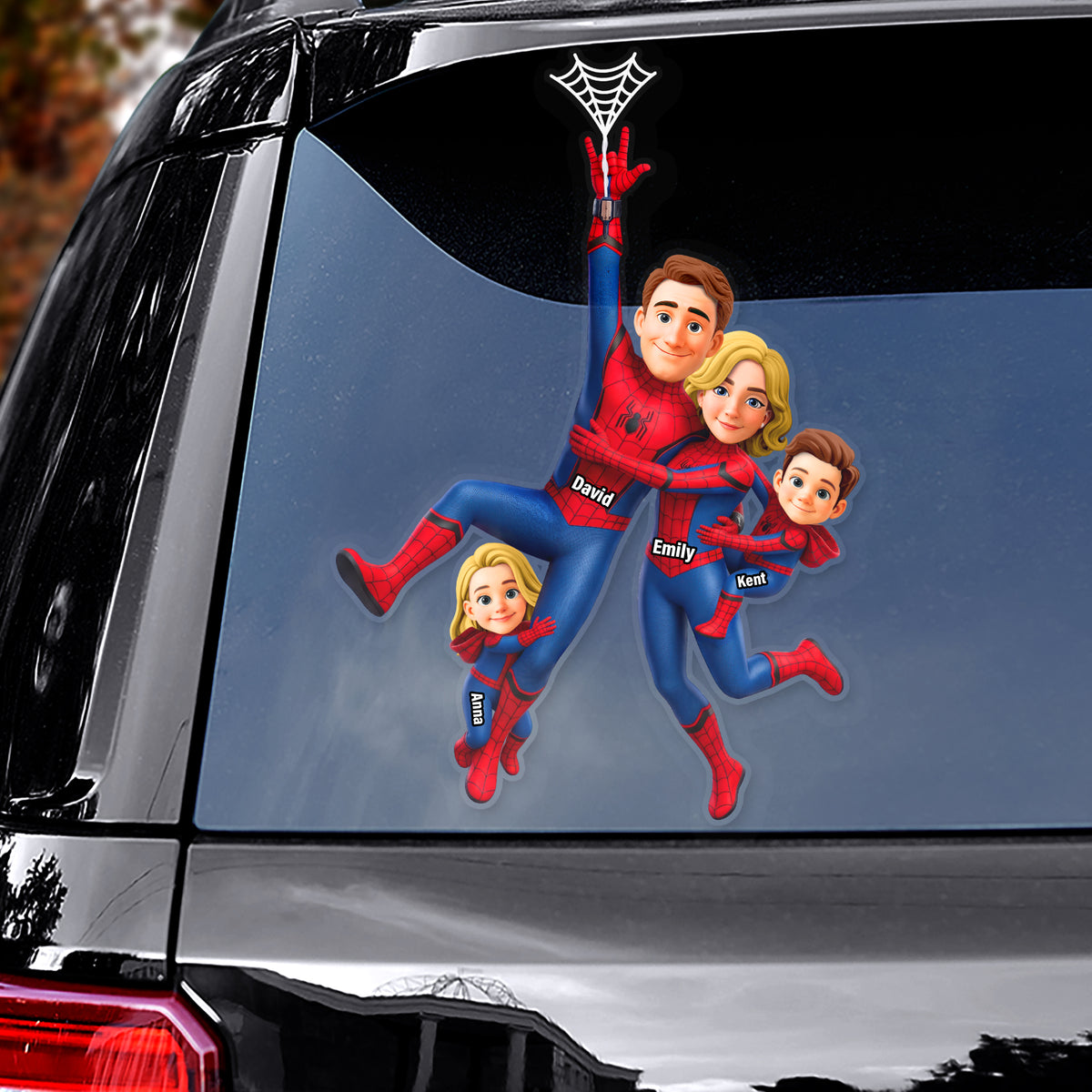 Sticked On Family Fun Car Decal - Personalized Gifts For Family 05qhqn040826-Homacus