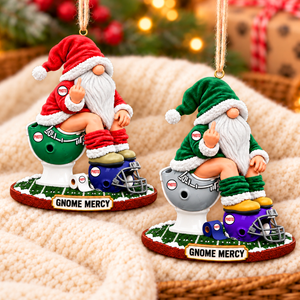 Badass Gnome Acrylic Ornament, Personalized Gifts For Sport Lovers 04qhqn201026-Homacus