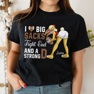 Custom Team Logo Gifts For Football Fan Shirt 08hudt130223 American Football Girl and Bunny-Homacus