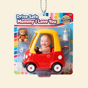 Cute Baby Driver Adventure Car Ornament - Custom Photo Gifts For Mom 05naqn120326-Homacus