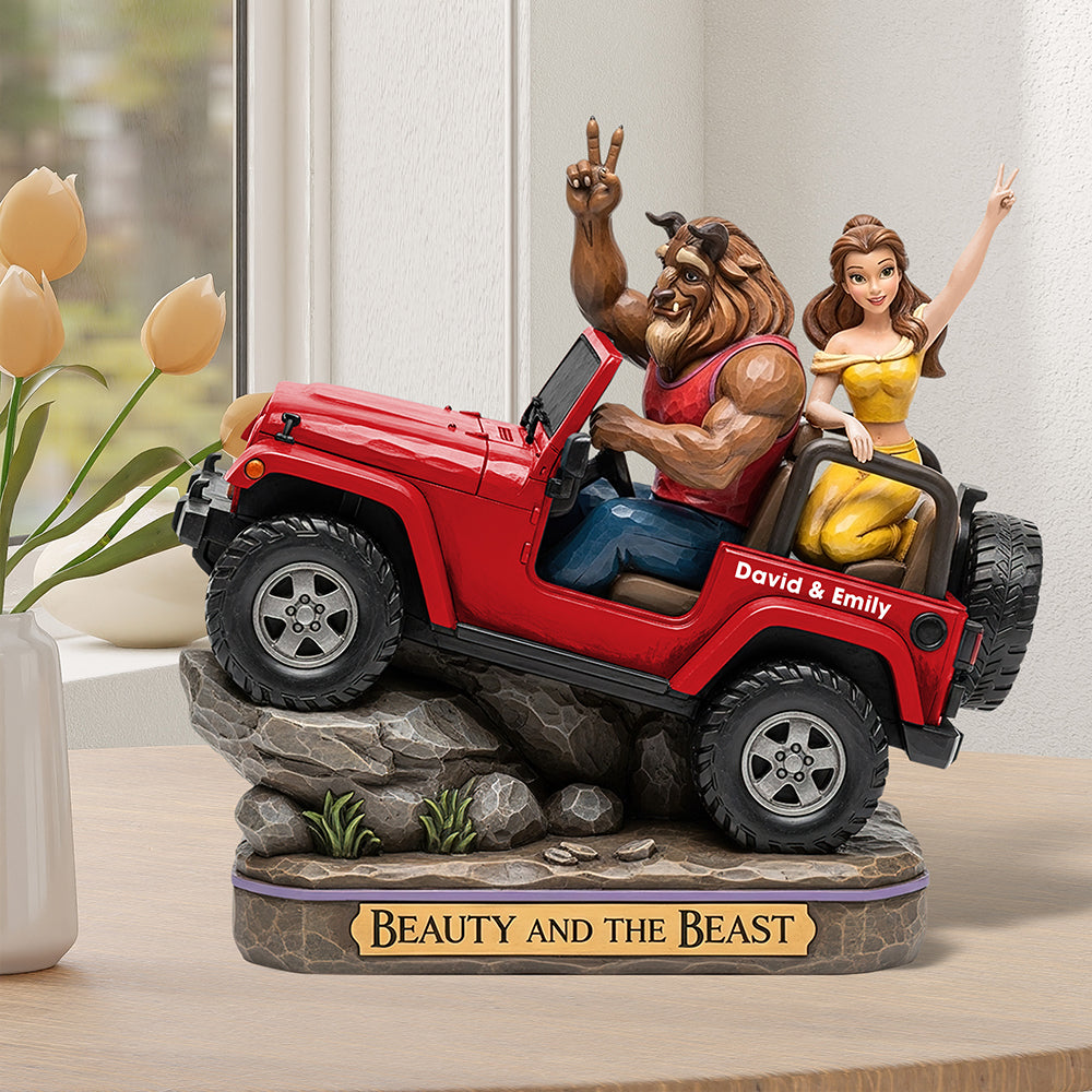 Monster & Princess Acrylic Plaque - Personalized Gifts For Off-road Couple 04qhqn040625-Homacus