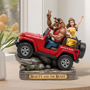 Monster & Princess Acrylic Plaque - Personalized Gifts For Off-road Couple 04qhqn040625-Homacus