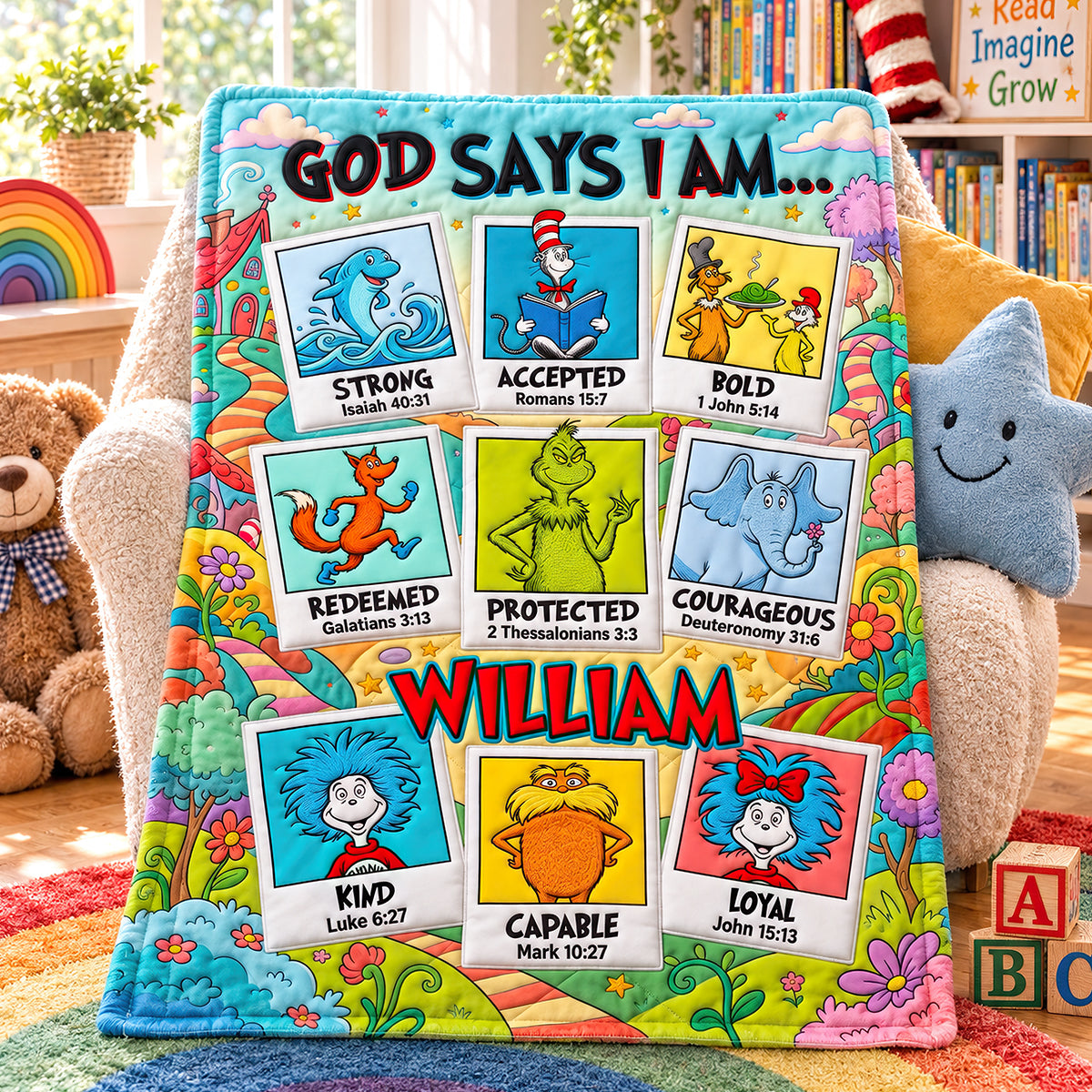 God Say I Am Faithful Blanket - Personalized Gifts For Christian Blanket 01PADT040826
