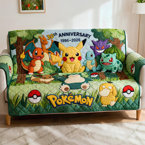 30-Year Celebration - Quilted Sofa Cover Anniversary Gifts 02QHDT100226-Homacus