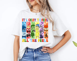 It's Okay To Feel All The Feels, Autism Awareness Shirt 20acxx050824-Homacus