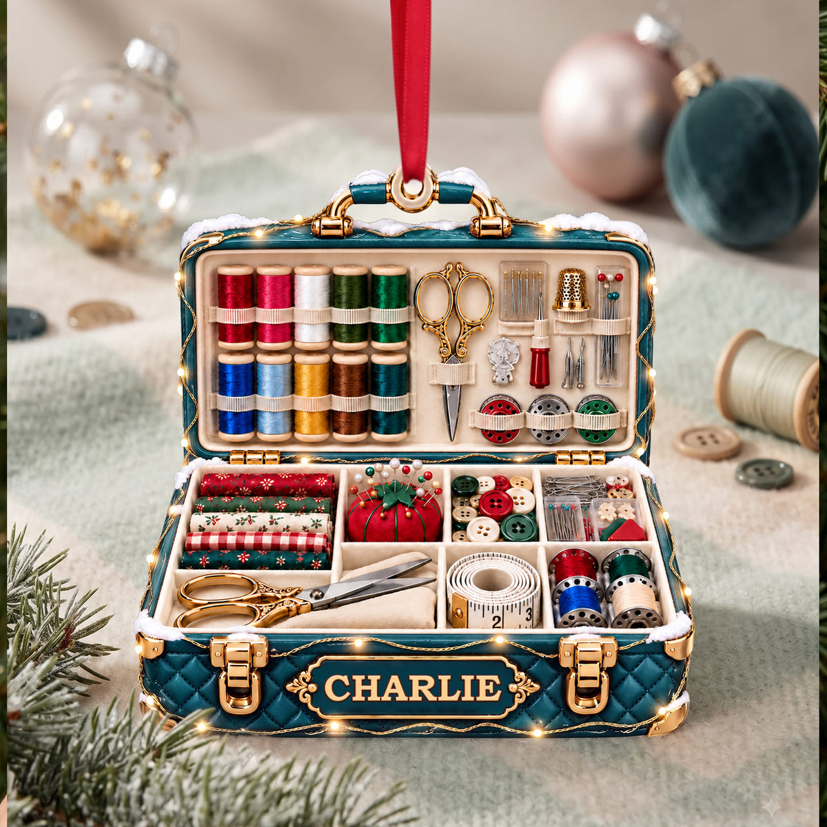 Sewing Christmas Ornament - Personalized Gifts For Sewing Lovers 10ttlu081026-Homacus